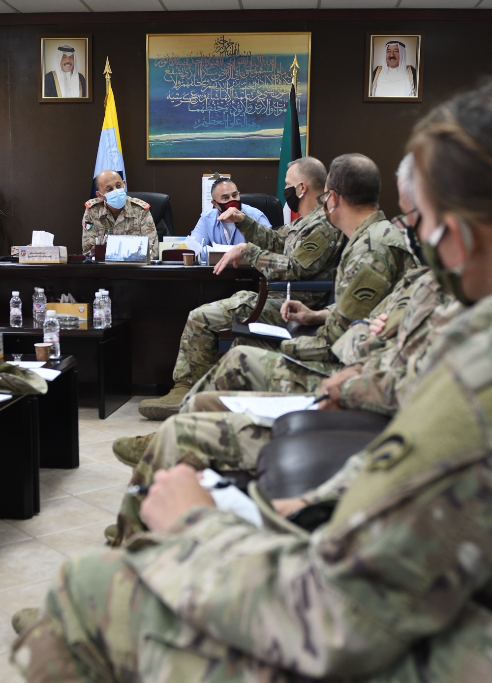 Task Force Spartan Discuss Future Partnership Opportunities with Kuwaiti Partners