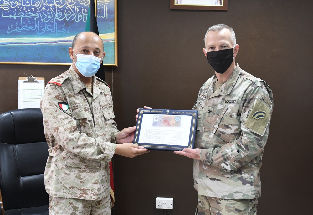 Task Force Spartan Discuss Future Partnership Opportunities with Kuwaiti Partners