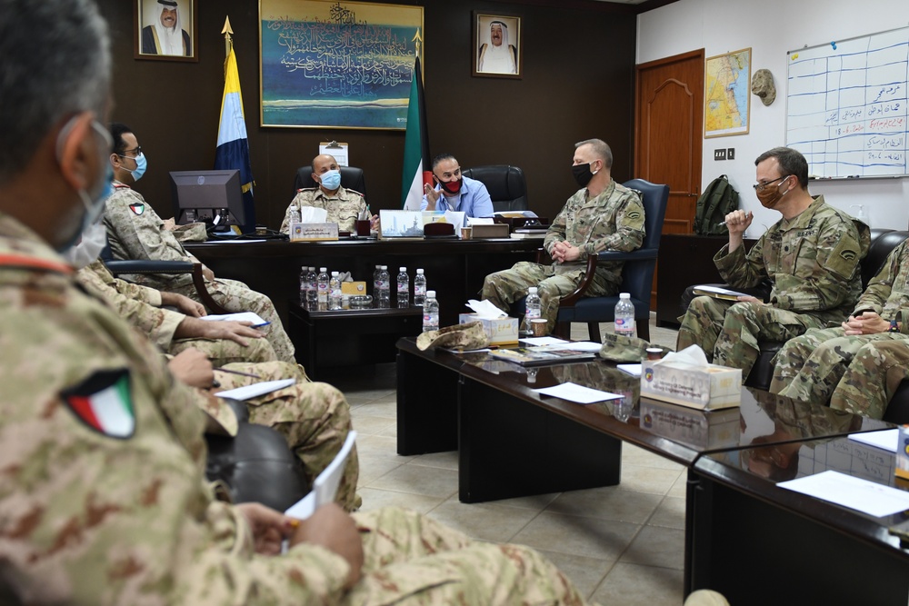 Task Force Spartan Discuss Future Partnership Opportunities with Kuwaiti Partners