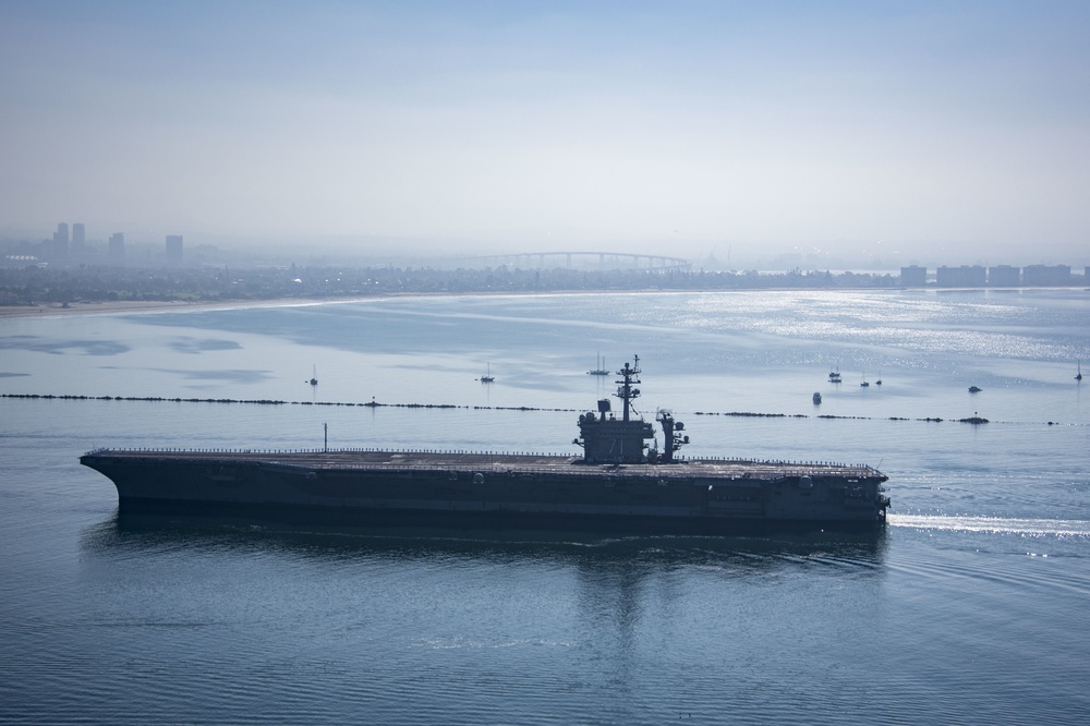 USS Theodore Roosevelt Returns From Deployment