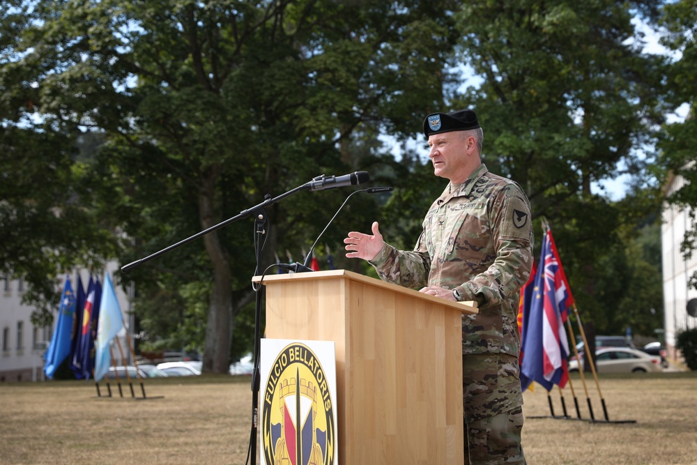 405th AFSB conducts change of command ceremony