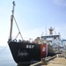 Inland Buoy Tender Frank Drew crew members work to maintain ship's readiness