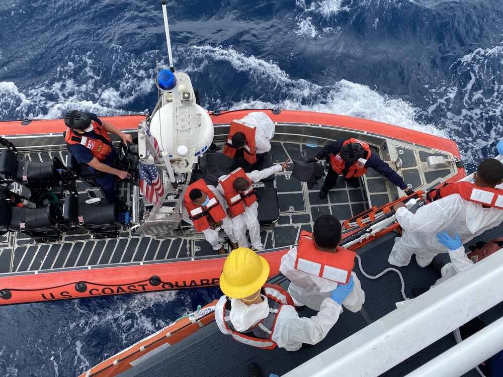 Coast Guard repatriates migrant group to the Dominican Republic, following the interdiction illegal voyage off Puerto Rico