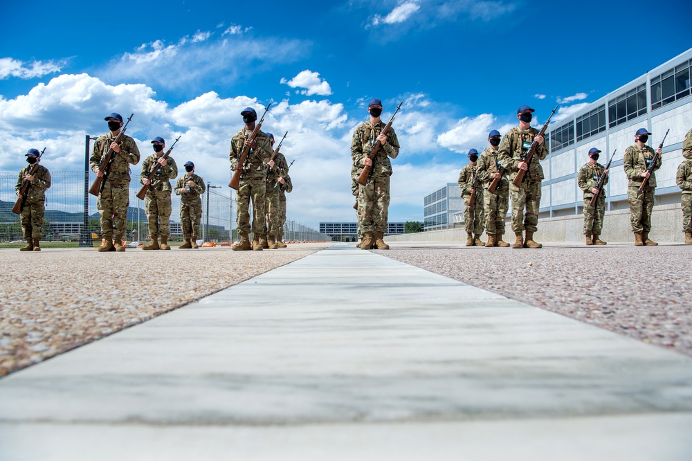 U.S. Air Force Academy BCT Marching Drills