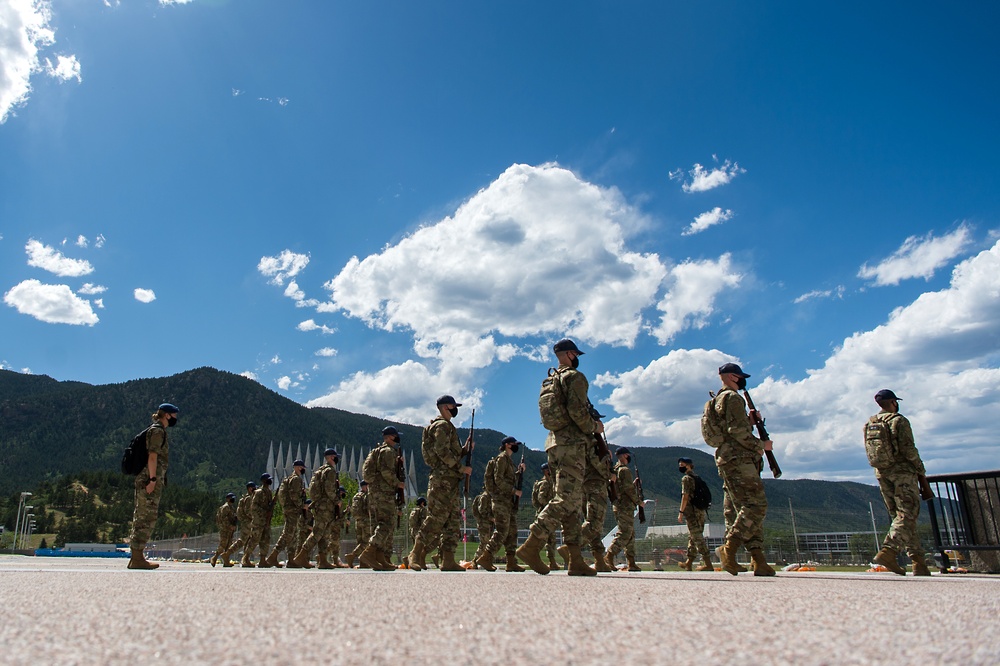 U.S. Air Force Academy BCT Marching Drills