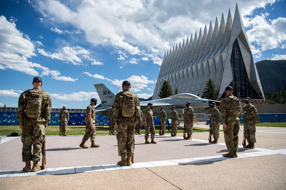 U.S. Air Force Academy BCT Marching Drills