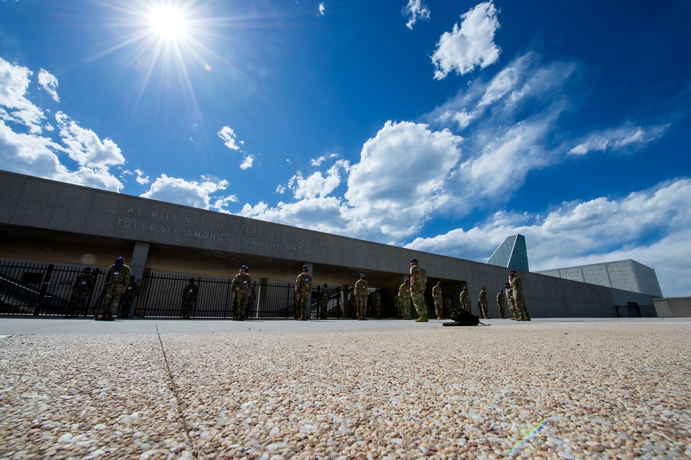 U.S. Air Force Academy BCT Marching Drills