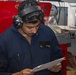 Sailors perform maintenance