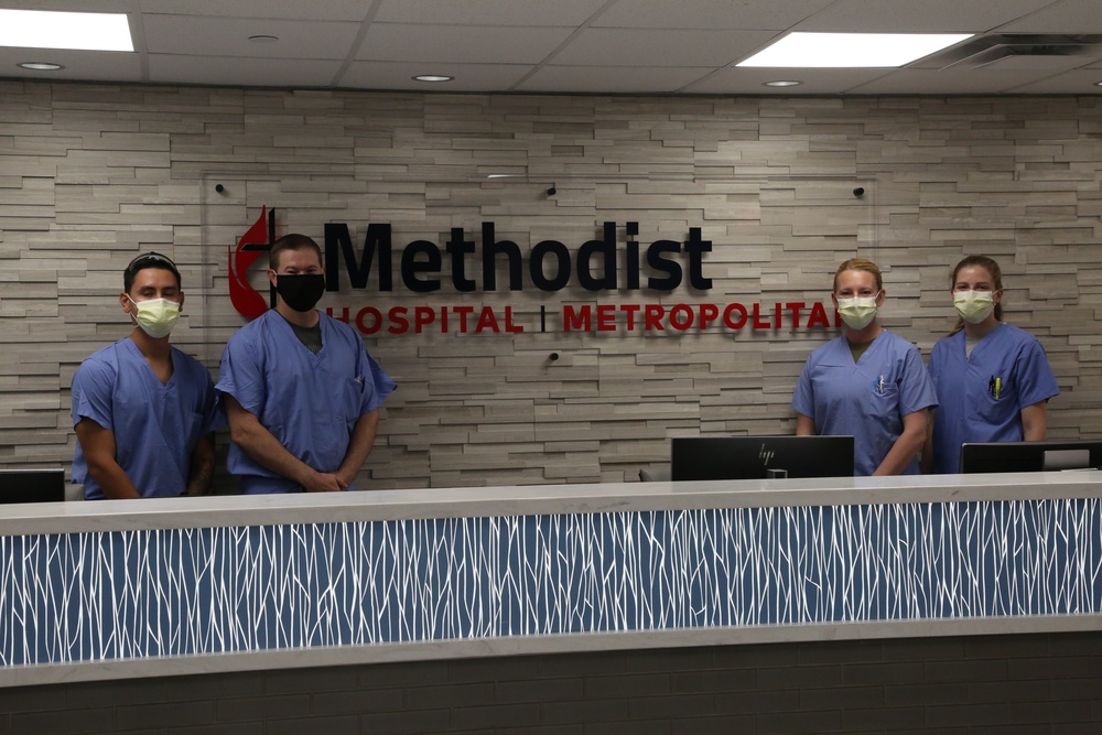 UAMTF – 627 Soldiers Begin Supporting San Antonio, Texas Local Hospitals