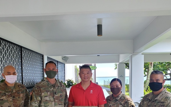 TF Hawaii Presents HING JTF Certificate of Appreciation