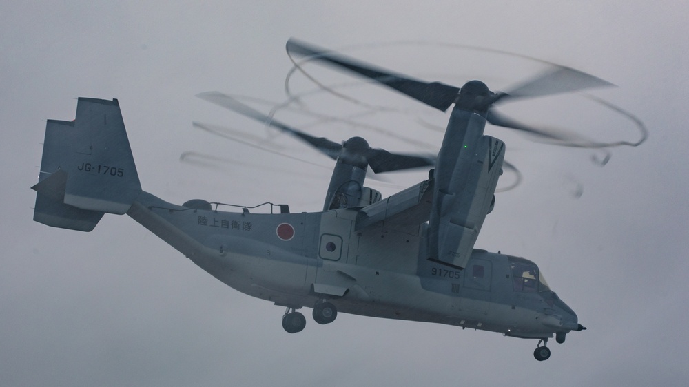 V-22 Departs MCAS Iwakuni