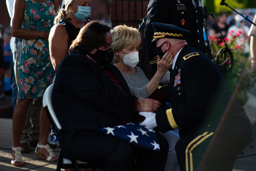 Country Singer Charlie Daniels Receives Military Honors From Tennessee National Guard