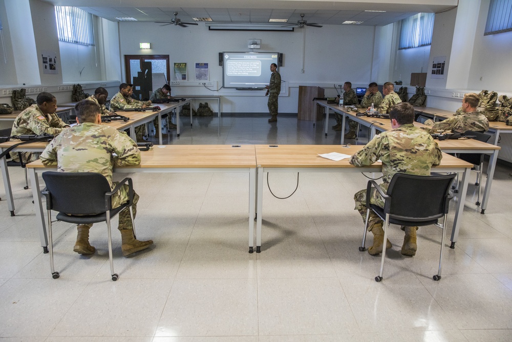 The Combined Arms Training Center finishes an operational tryout of the U.S. Army Europe Marksmanship Training Course