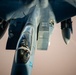A U.S. Air Force KC-135 Stratotanker refuels F-15C Eagles