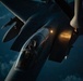 A U.S. Air Force KC-135 Stratotanker refuels F-15C Eagles