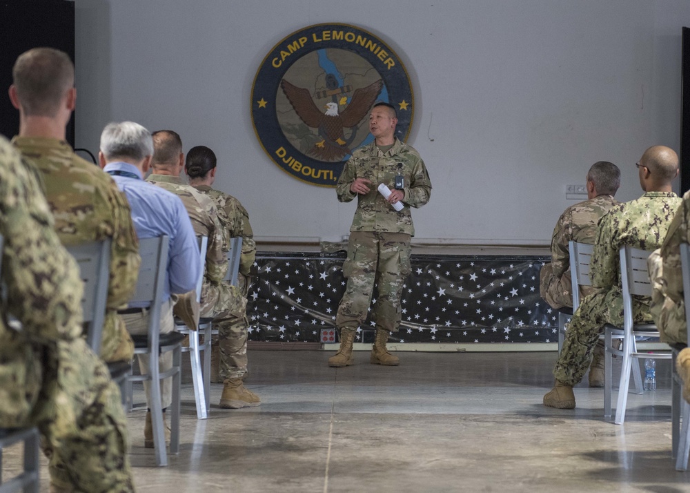 CJTF-HOA CG promotes resilience through personal journey