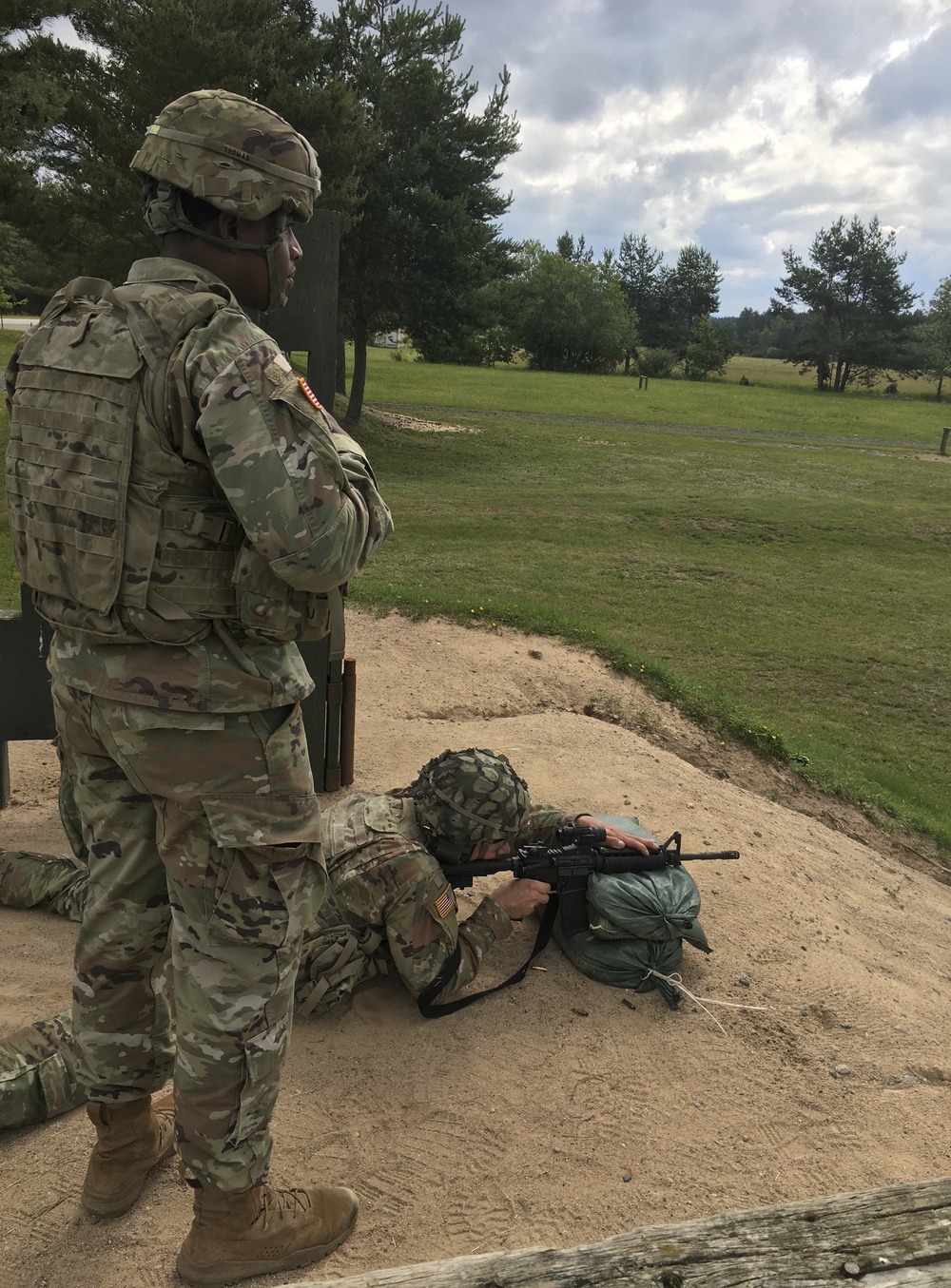 Peer instruction conducted during the U.S. Army Europe Marksmanship Training Course