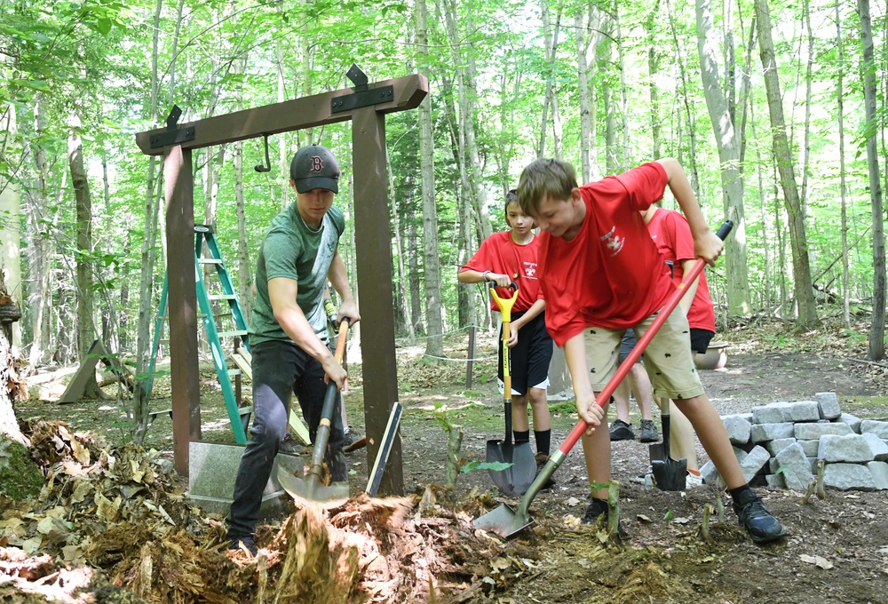 Eagle Scout leads beautification project at Fort Drum’s LeRay Mansion