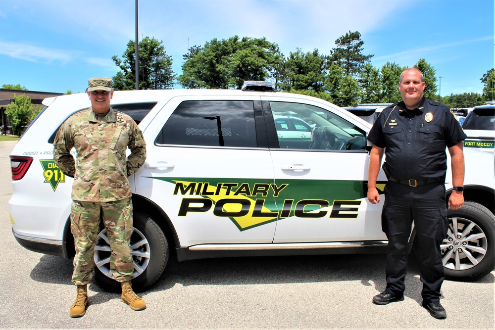 Fort McCoy Garrison commander visits post's Directorate of Emergency Services