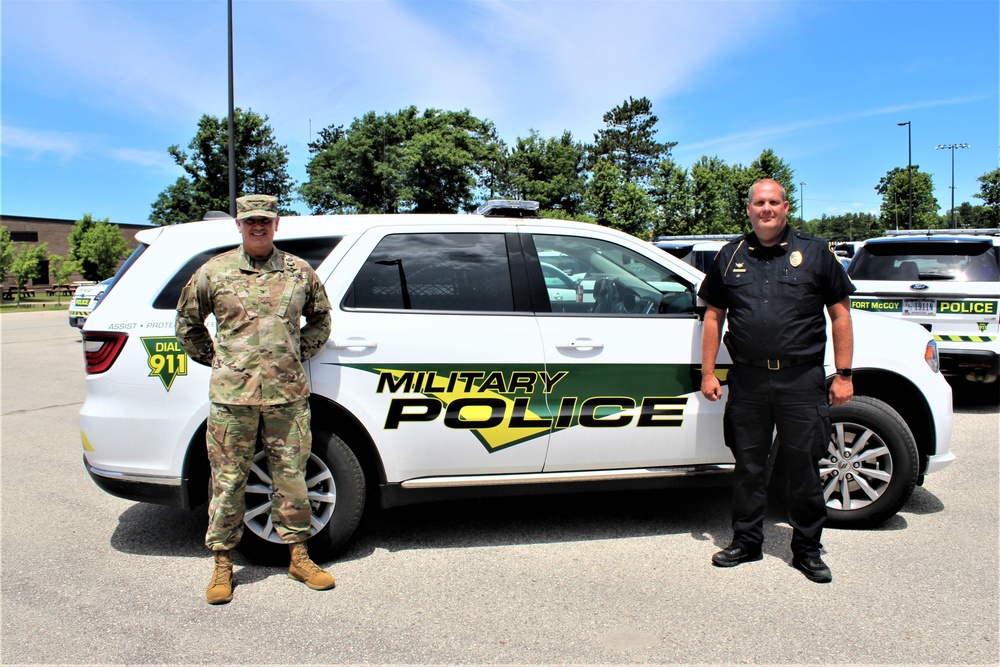 Fort McCoy Garrison commander visits post's Directorate of Emergency Services