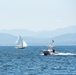 Coast Guard Aids to Navigation Boat Transits Lake Champlain