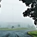 Fog, American Flag, and Fort McCoy