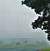 Fog, American Flag, and Fort McCoy