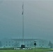 Fog, American Flag, and Fort McCoy