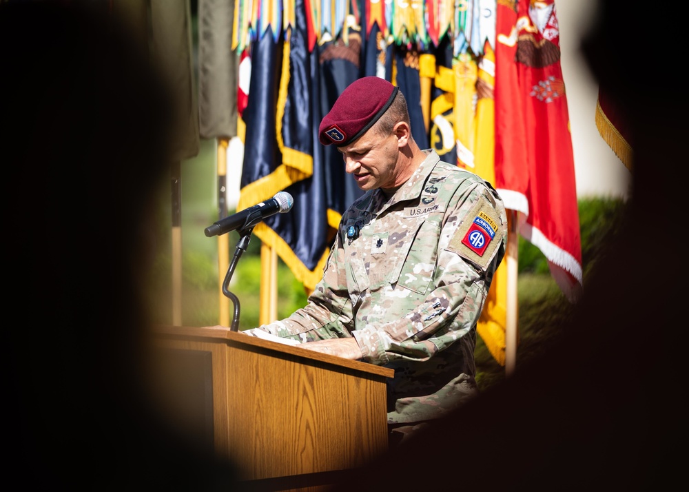 82nd Airborne Division Welcomes New Leaders in Fort Bragg Ceremony
