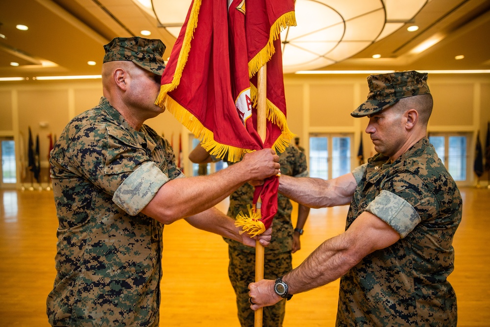 V26 Conducts Change of Command Ceremony