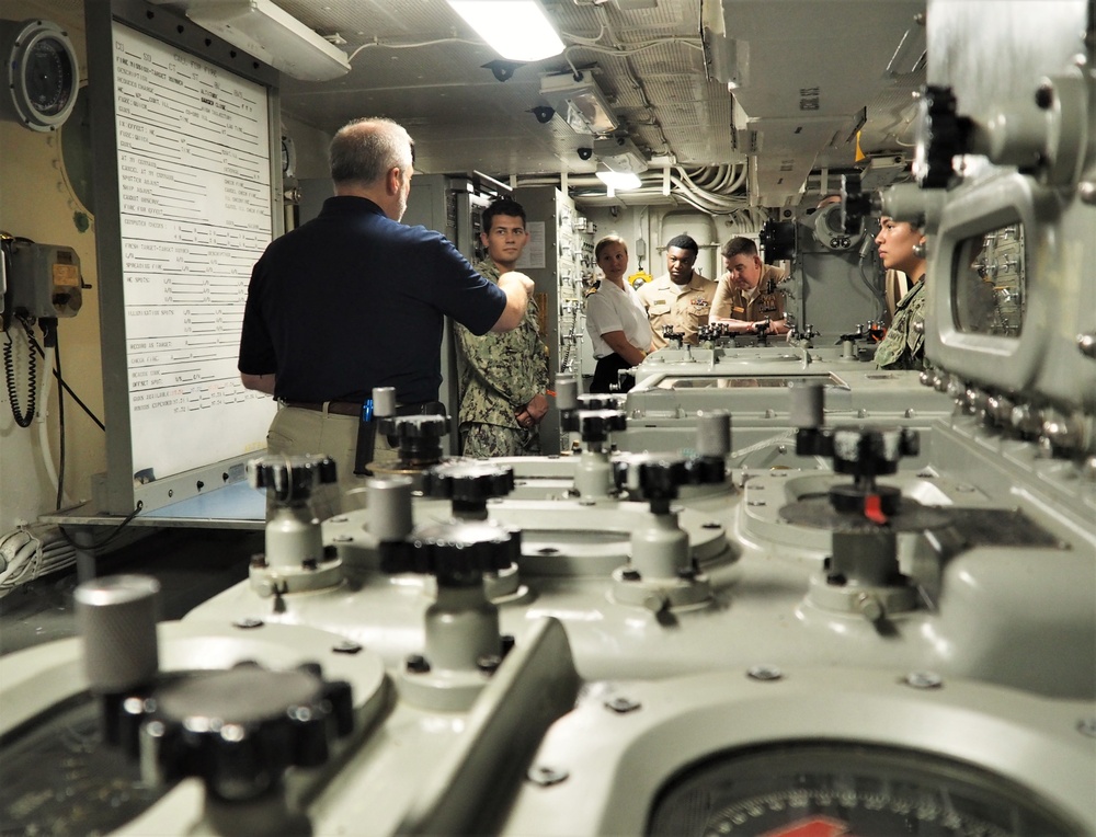 Battleship Wisconsin interior spaces tour