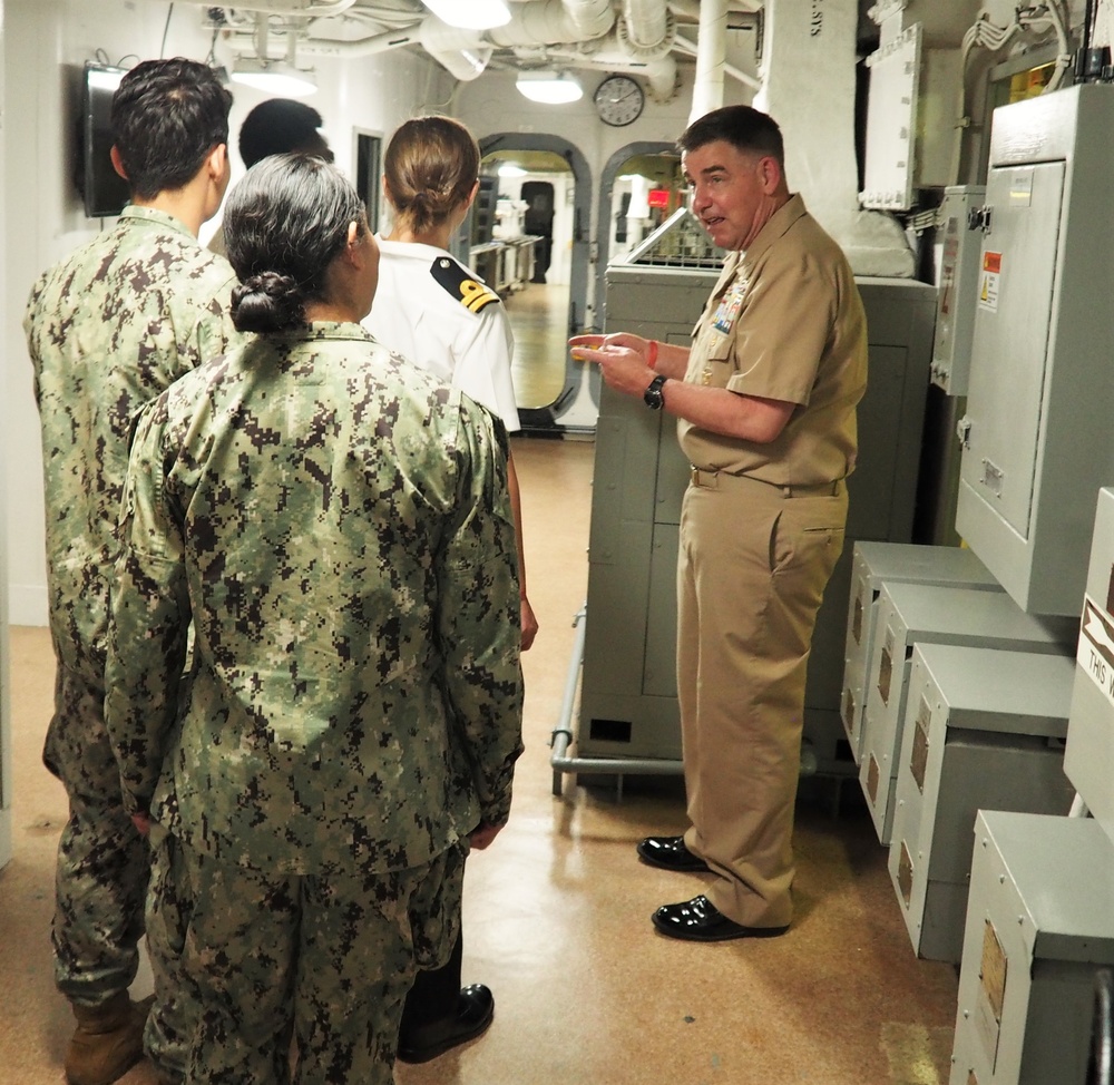 Battleship Wisconsin interior spaces tour