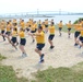 200703-N-TB852-1005 NEWPORT, R.I. (July 3, 2020)  Navy Officer Development School conducts physical fitness training