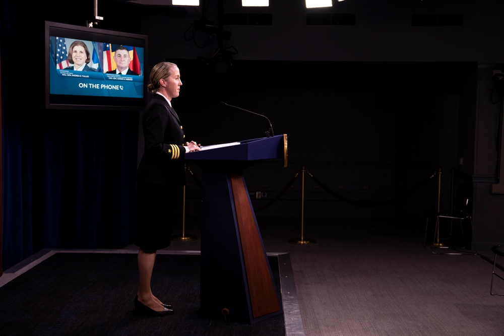 Army, Air Force Officials Give Briefing on Training during Pandemic