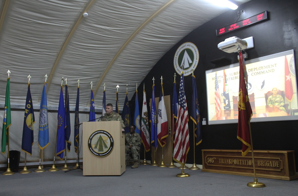 595th Transportation Brigade Change of Command