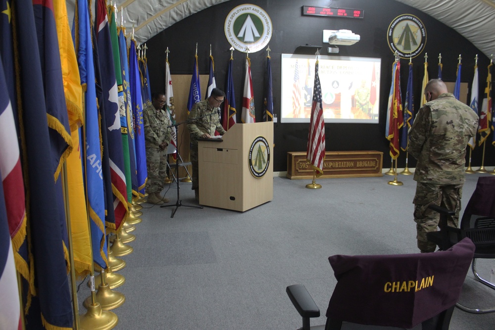 595th Transportation Brigade Change of Command