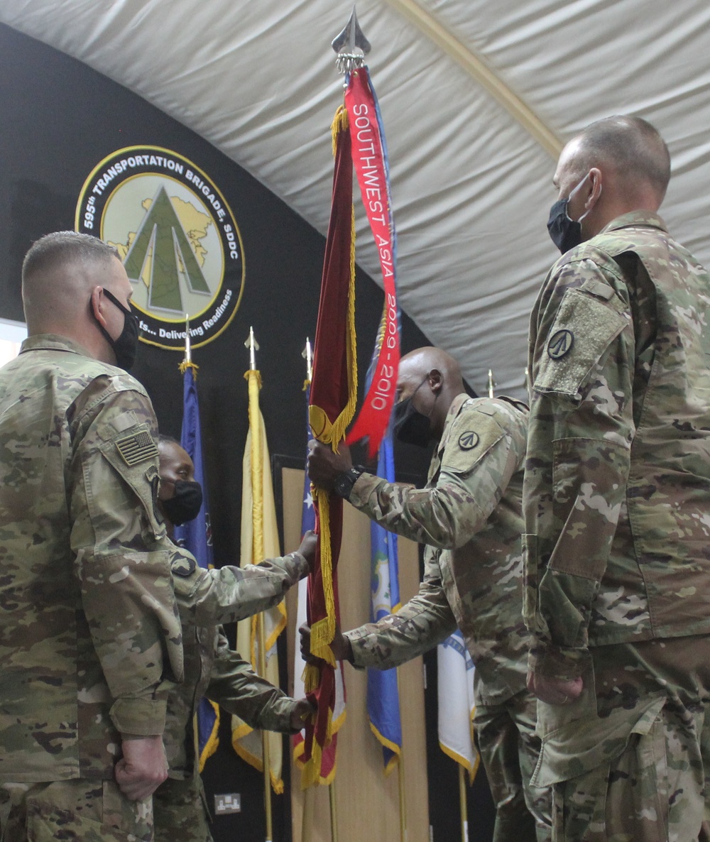 595th Transportation Brigade Change of Command