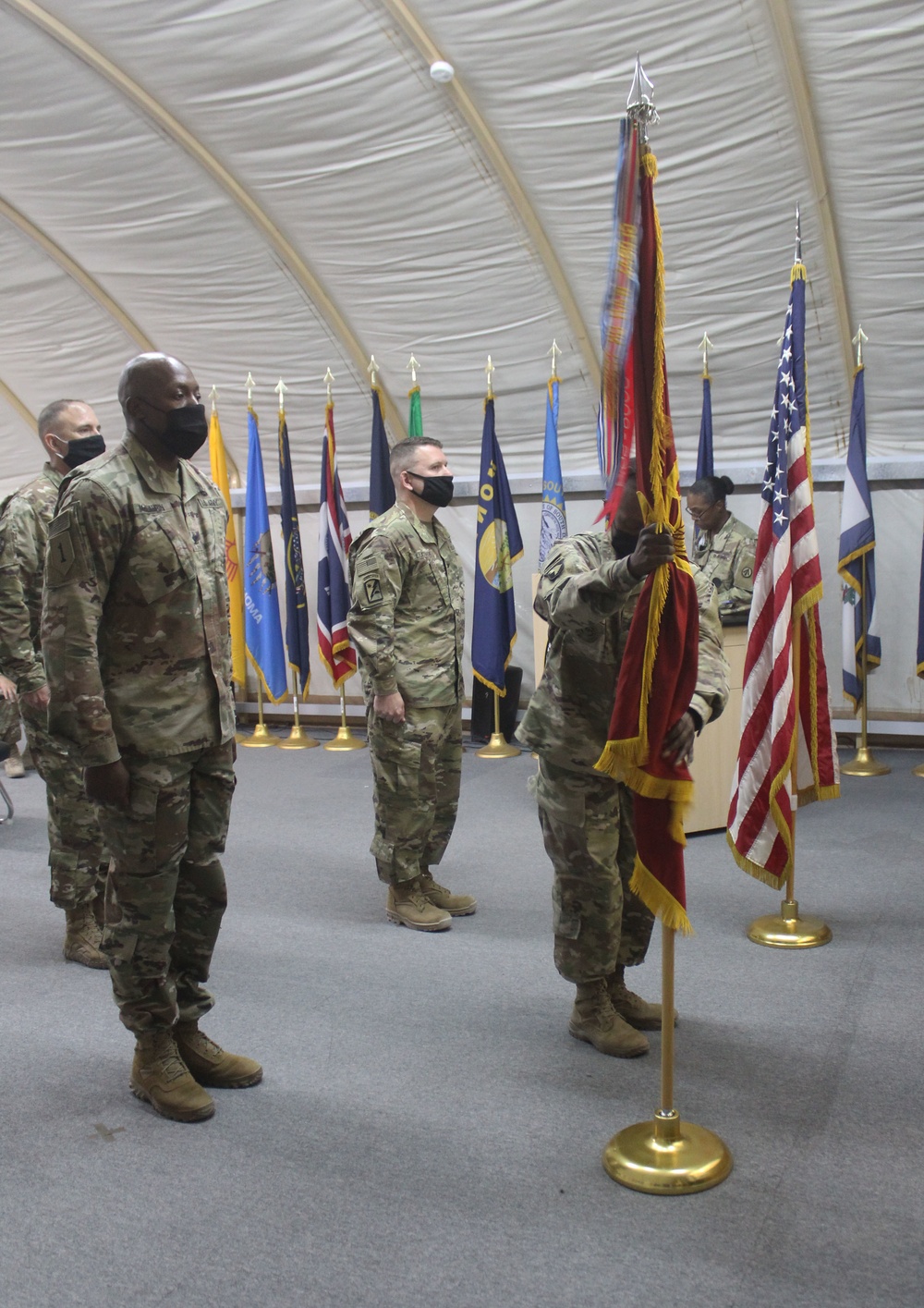 595th Transportation Brigade Change of Command