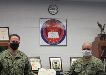 CSCSU Great Lakes Holds Change of Command Ceremony