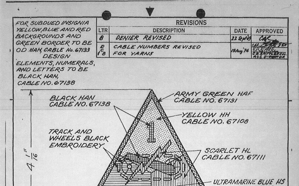 Threads and Treads; 1st Armored Division Insignia turns 80