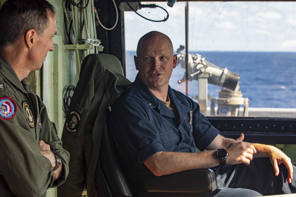 prospective PHIBRON 8 Commander tours the USS New York (LPD 21)