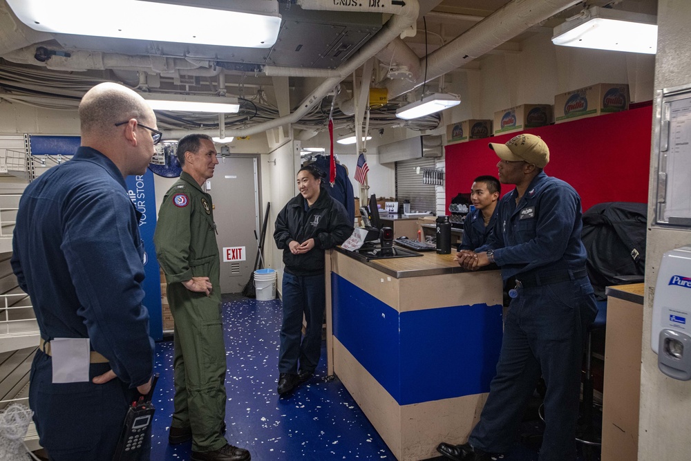 prospective PHIBRON 8 Commander tours the USS New York (LPD 21)