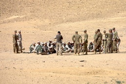 Jordanian Armed Forces soldiers conduct sniper training