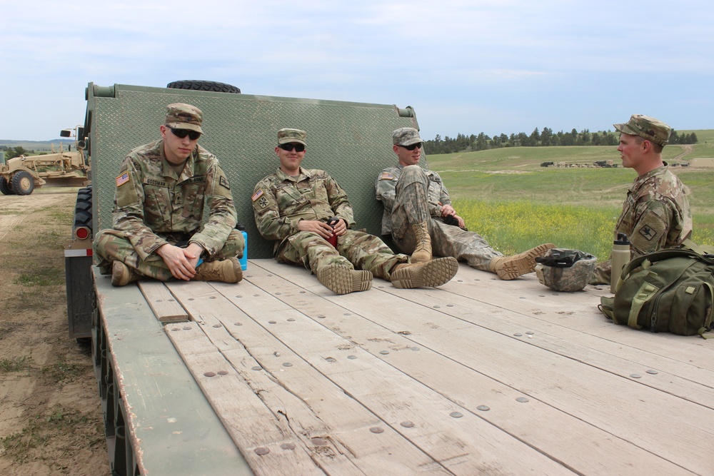 133rd Engineer Company takes part in Annual Training.