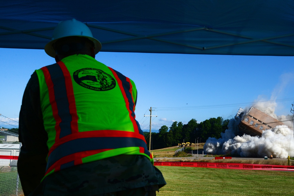 Demolitions Clear Way For New NC Guard Readiness Center