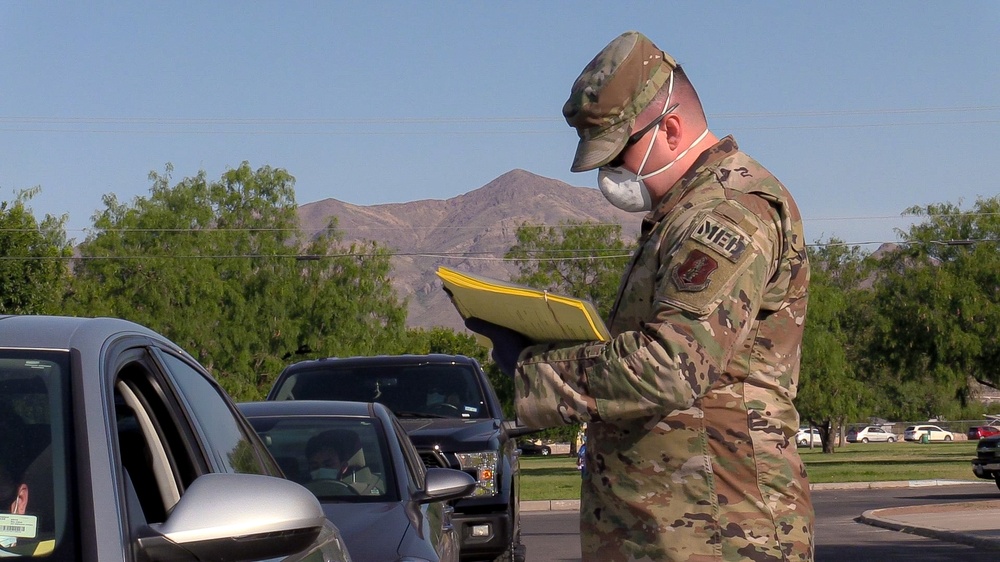 Texas Citizen Airman supports COVID-19 testing in El Paso, Texas