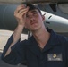 AV-8B Harrier maintenance conducted aboard USS Bataan