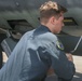 AV-8B Harrier maintenance conducted aboard USS Bataan