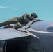 AV-8B Harrier maintenance conducted aboard USS Bataan
