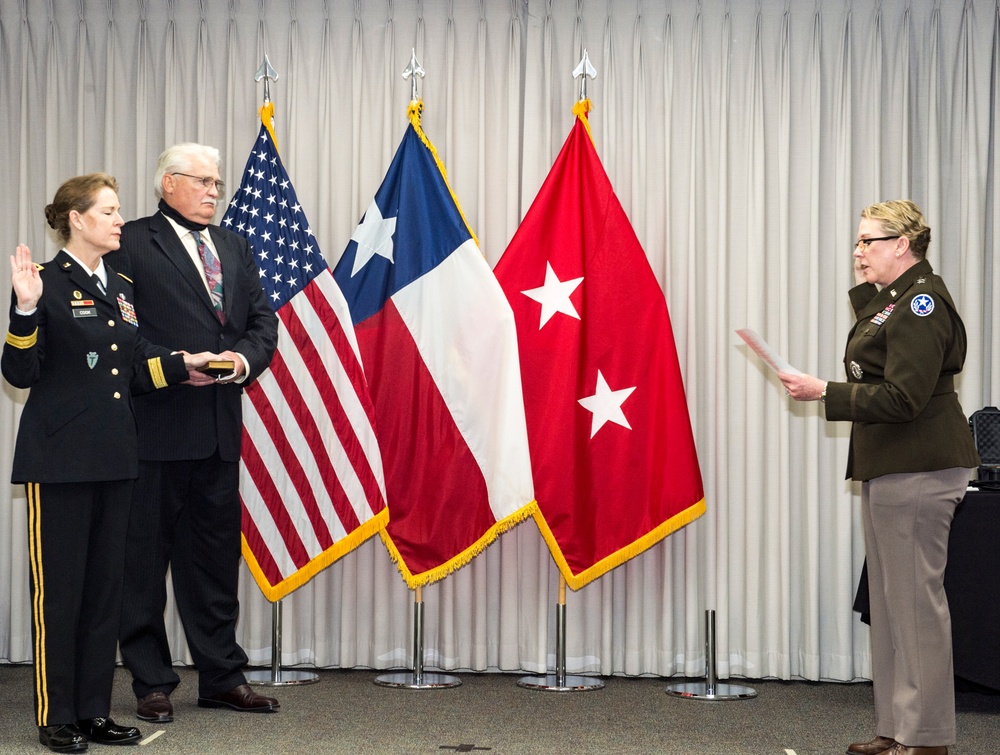 Promotion Ceremony of Brigadier General Amy F. Cook